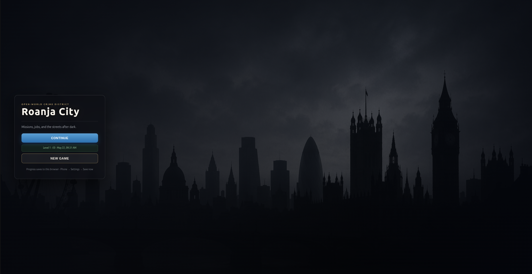 Roanja City 3D gameplay screenshot