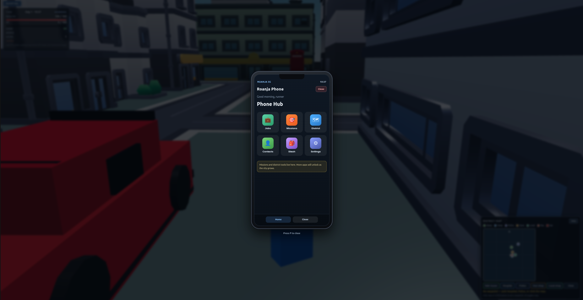 Roanja City 3D industrial zone
